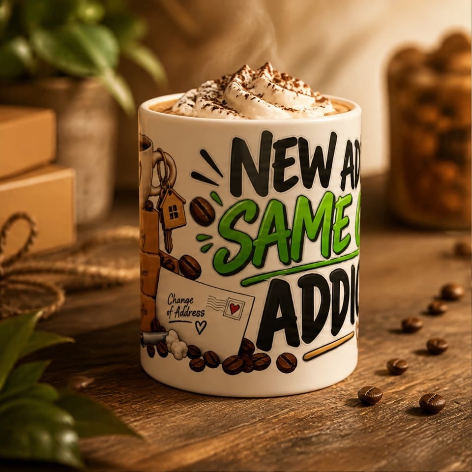 New Address Same Coffee Addiction
