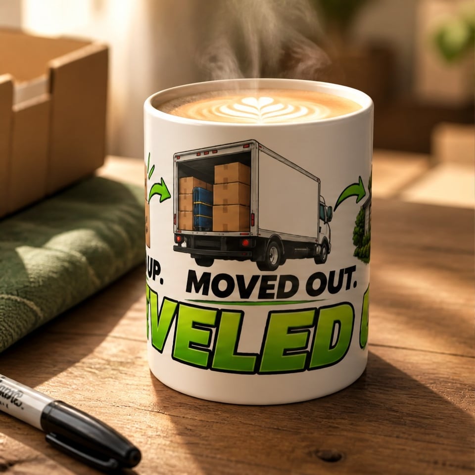 Packed Up Moved Out Leveled Up